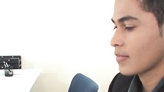 Hot Latina lesbians annihilate and spray jizz all over each other's butts