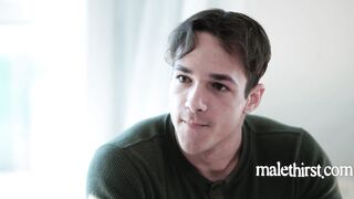 Watch as a lucky dude gives his tiny twink too much power & it's a total loss! - 2 image