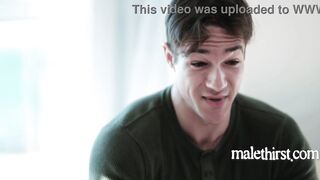 Watch as a lucky dude gives his tiny twink too much power & it's a total loss! - 4 image