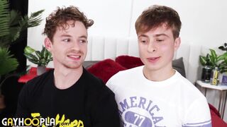 Kane stretches out the tight virgin ass of VParGina on Lucas' hard cock!