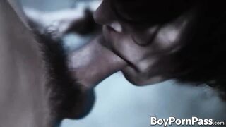 Two emo sluts devour big dick like vampire sluts - 10 image