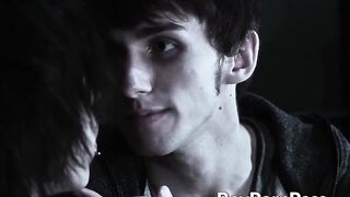 Two emo sluts devour big dick like vampire sluts