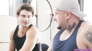 Best friends Crush Daddy and Mike Monroe jekring off together! One thing lead to another and soon enough the two guys are having sex!