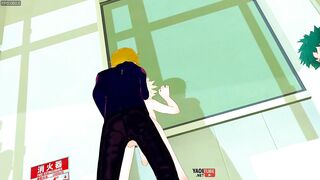 My Hero Academia Yaoi - Orgy in UA Deku, Bakugou, Todoroki and Kaminari Fucked by classmates - Anime Manga Asian Japanese Gay Porn