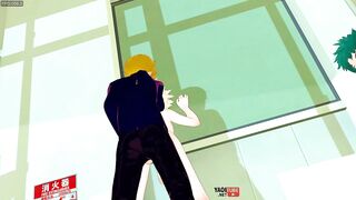 My Hero Academia Yaoi - Orgy in UA Deku, Bakugou, Todoroki and Kaminari Fucked by classmates - Anime Manga Asian Japanese Gay Porn