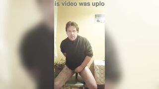 A tattooed gay man in glasses is riding a cucumber! - 8 image