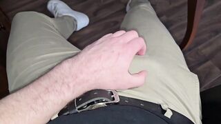 PhantomGentX POV Countdown! Handsome Master Strips, Bulge Play & Massive Cum