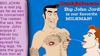 Gay Porn Actor Enjoys a Hot Orgy