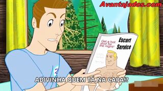 Gay Porn Actor Enjoys a Hot Orgy