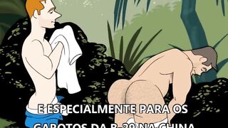 There's gay sex in the jungle in the army.