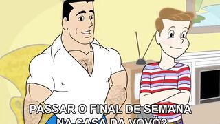 Orgy at Home with Gay Twinks