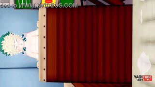 Boku No Hero Yaoi - Deku Fucks Bakugou in Gym Warehouse - Japanese Manga Anime gay porn