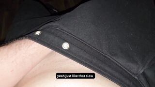 Hot Silent Neighbor Edging by Muscular PhantomGentX! He moans and jerks with English Subs - Solo Masturbation