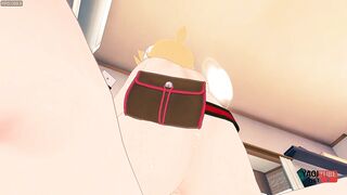 Vocaloid Yaoi - Kaito fucks Len while streaming - Manga Anime Asian Japanese Gay Game Porn