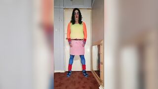 sissy gay crossdresser will not stop swallowing his till you feed him yours and on cam for the world to see