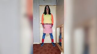 sissy gay crossdresser will not stop swallowing his till you feed him yours and on cam for the world to see