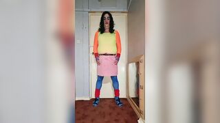 sissy gay crossdresser will not stop swallowing his till you feed him yours and on cam for the world to see