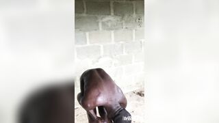 Gay black hunks sex in an uncompleted building