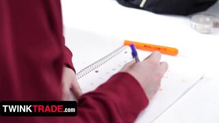 Step Sons Benjamin Blue & Ryan Jacobs Please Their Step Dads To Allow Them Go To Party - Twink Trade