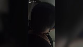 Twink Deepthroats Guy in Apartment Stairwell Fuck