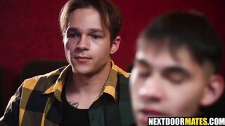 Closeted guy hookups with gay lover in cinema