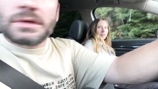 We picked up a cute twink guy on the road and fucked him with my girlfriend