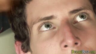 Latin twink cum sprayed