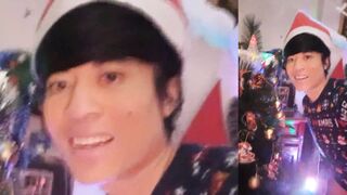 Jon Arteen blows, plays, cuddles, smells, pops tight balloons until bursting jerking off to cumming for Christmas