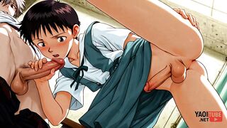 Evangelion Yaoi - Kaworu Nagisa x Shinji Ikari Pic collection - Japan Asian Manga Anime Game Gay Porn
