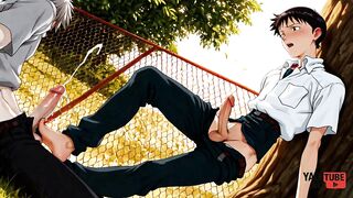 Evangelion Yaoi - Kaworu Nagisa x Shinji Ikari Pic collection - Japan Asian Manga Anime Game Gay Porn