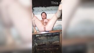 After a huge dildo in the ass, this gay man's dick is no longer worth it! The prostate no longer functions after too much anal sex! A gay man from Russia regrets that he fucked anal, now he will never be able to become a father!