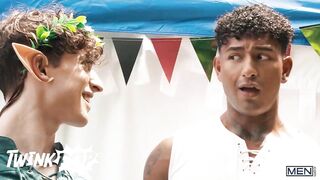 TWINKPOP - Elf Twink Danny Fantasy Rides Kenzo Alvarez After Getting Fucked In The Stocks At The Fair