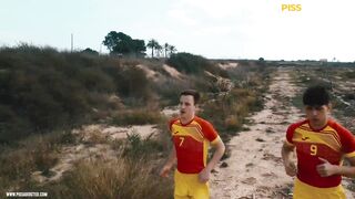 Football twinks player bareback and feet fetish bdsm outdoor