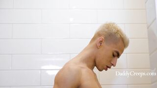 Stepdad's Steamy Shocker With Twink Top