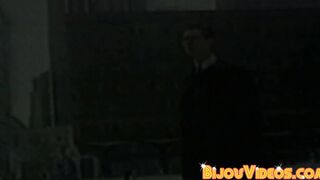 Cock hungry vintage homosexuals show off their hairy dicks