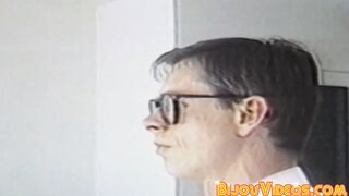 Cock hungry vintage homosexuals show off their hairy dicks