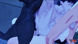 Kageyama from Haikyuu in a Orgy with 5 mens Yaoi Video - Asian Japanese Manga Anime Hentai Gay Porn