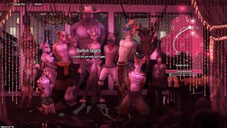 Spellbound [ GAY furry Hentai Game PornPlay ] Ep.1 stripped and bukkake BDSM orgy in front of the crowd