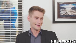 Hot gay sex in the office