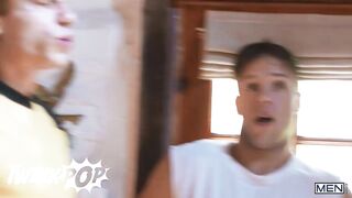 TWINKPOP - Marcus McNeill Calms Finn August With A Hot Hammock Makeout And Deep Bareback Forest Fuck