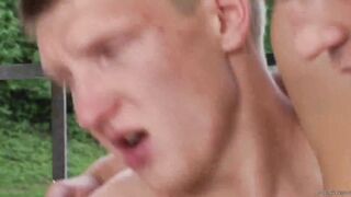 gay bareback by the window - 7 image