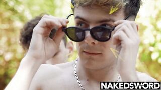 Damon Heart Gets Double Penetrated By Stud Friends