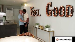 HOT HOUSE - Ty Santana Pounds Theo Brady Bareback on Table