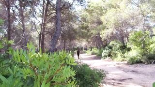 Vadim Romanov takes on a huge dick and a juicy creampie in public!