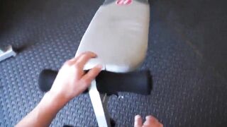 Barebacking with a hot muscle guy and his huge cock in public - 1 image