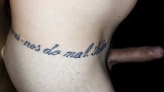 Amateur tourist gets dominated and fucked hard in Glory Hole, 50 reais for a bareback fuck session