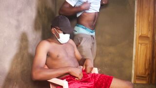 My friend and I turn into a one-night stand as we get pounded by a big black cock - 2 image