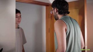 Watch as delivery guy Magic C pays his debt with my big daddy booty - Bareback Creampie Pushout - 1 image