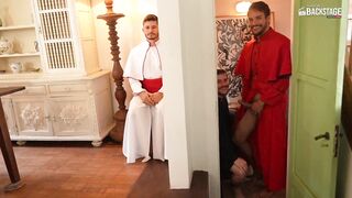 Peralta & Rodrigo Weeh and Samuel Decker make a kinky threesome with a bareback deepthroat action - 2 image