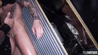 Dolf Dietrich and Hugh Hunter go bareback in this wild, hot, and heavy scene - 10 image